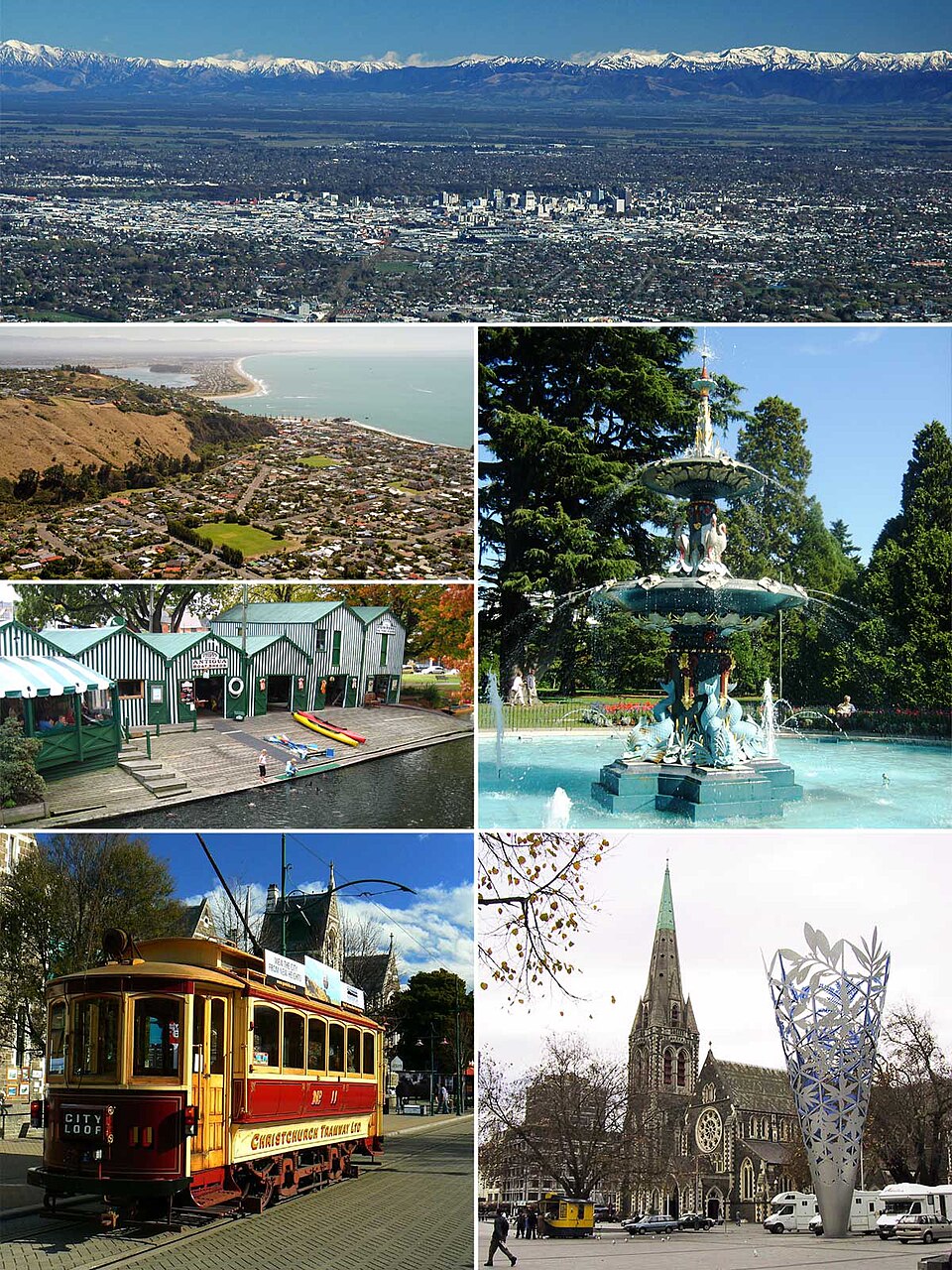 Ponto Turístico Port Hills em Christchurch