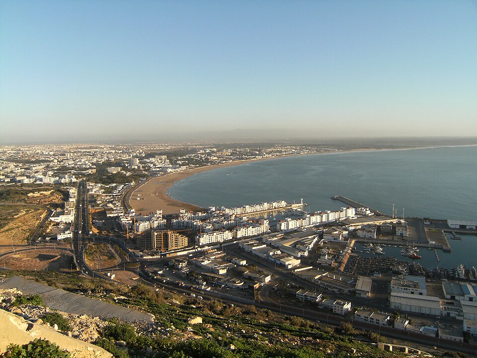 Ponto Turístico Praia de Agadir em Agadir