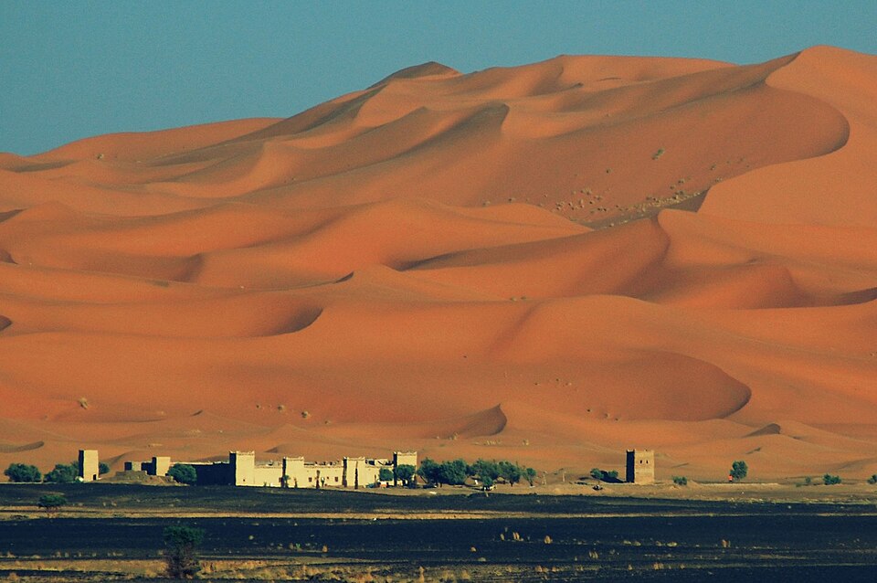 Ponto Turístico Acampamento Berbere em Merzouga (Deserto do Saara)