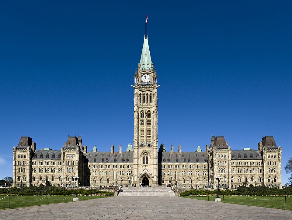 Ponto Turístico Parliament Hill em Ottawa