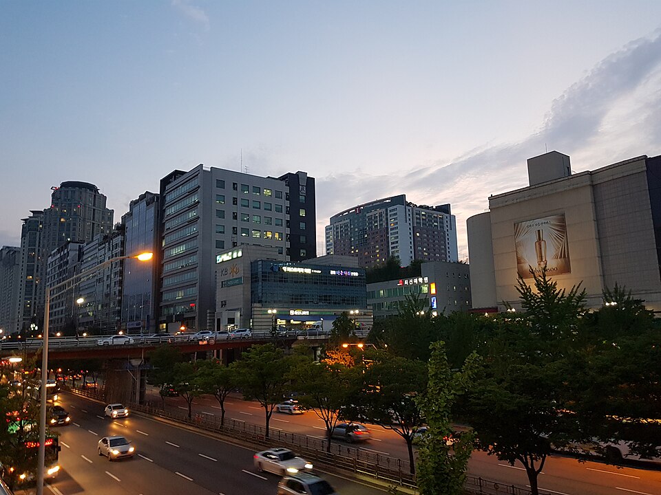 Ponto Turístico Parque de Bundang Central em Seongnam