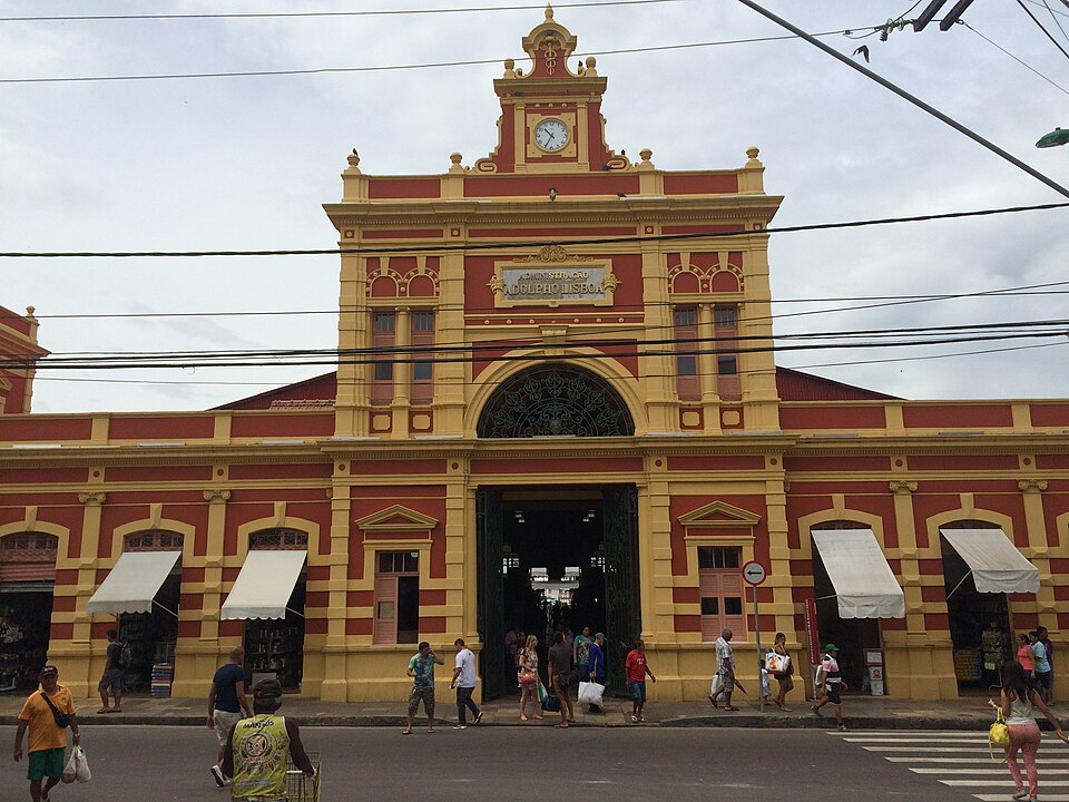 Ponto Turístico Mercado Municipal Adolpho Lisboa em Manaus
