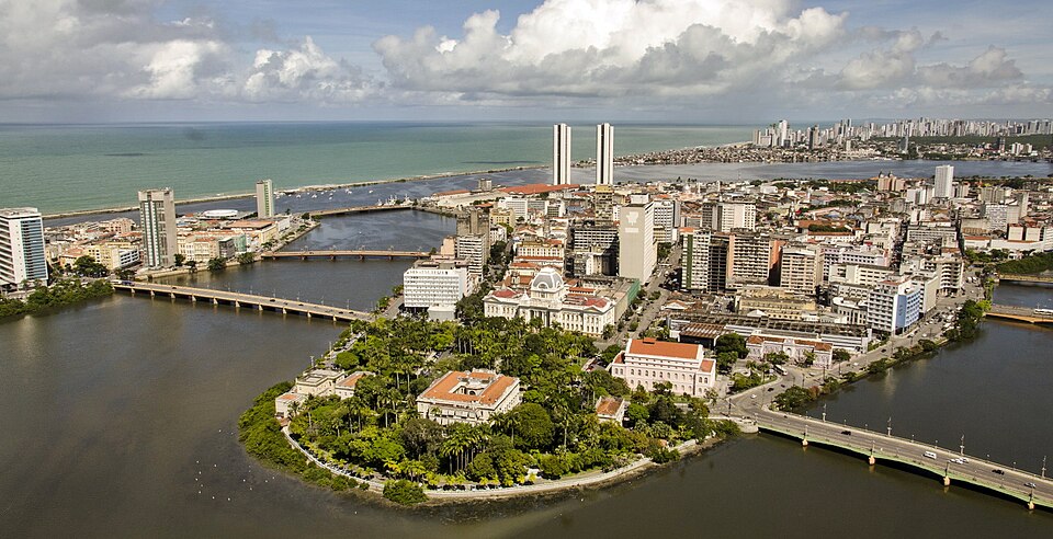 Ponto Turístico Recife Antigo (Praça Rio Branco) em Recife