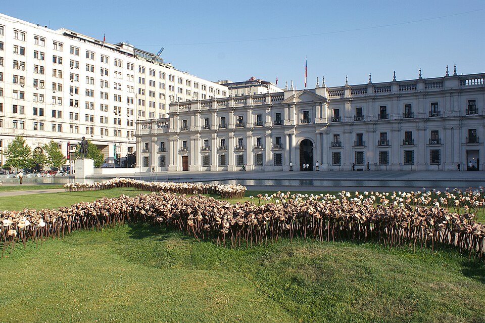 Ponto Turístico Palacio de La Moneda em Santiago