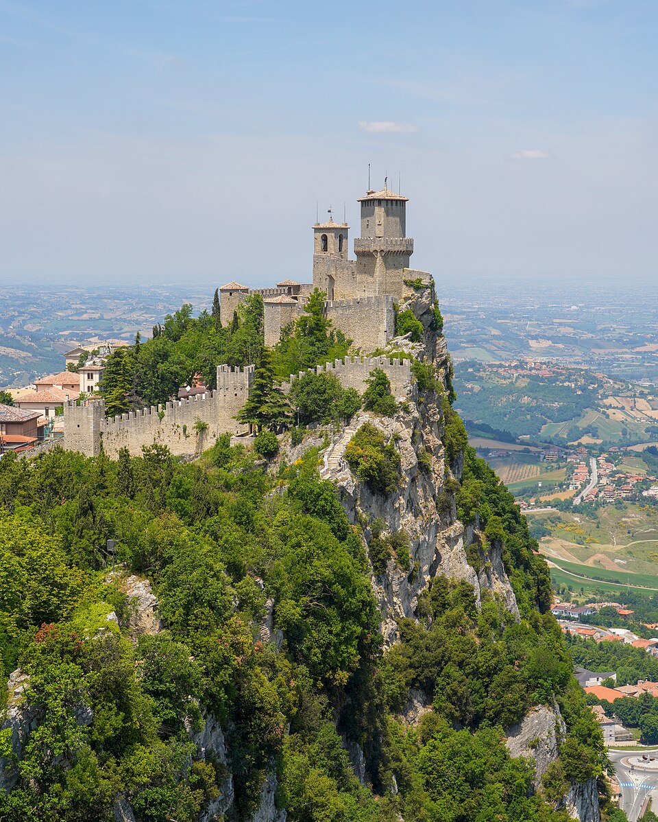 Ponto Turístico Torre Cesta (Segunda Torre) em San Marino