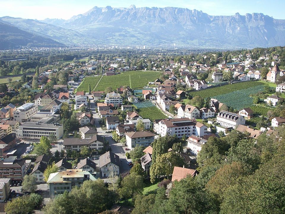Ponto Turístico Museu Nacional de Liechtenstein em Vaduz
