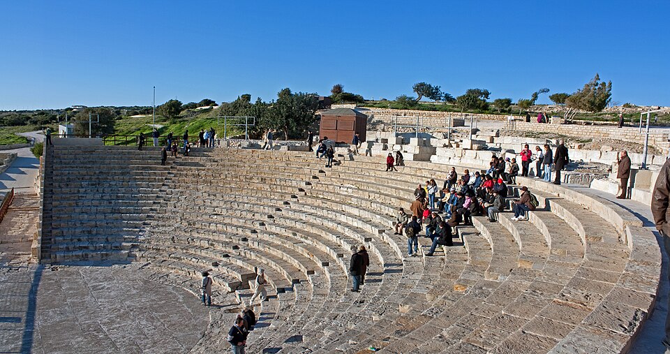 Ponto Turístico Sítio Arqueológico de Kourion em Limassol