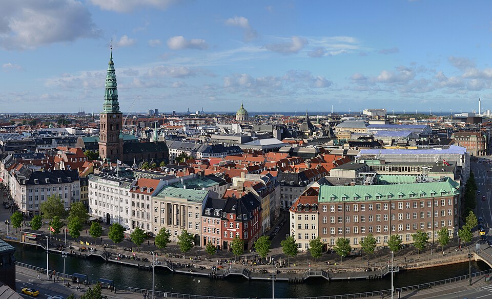 Ponto Turístico Rua de Pedestres Strøget em Copenhaga