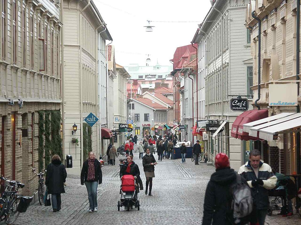 Ponto Turístico Bairro Histórico de Haga em Gotemburgo