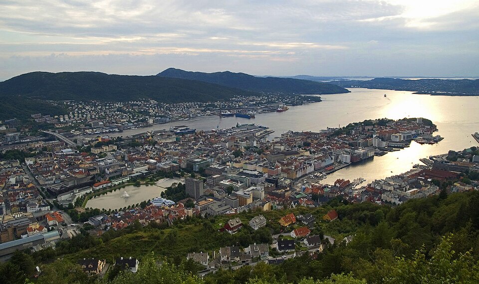 Ponto Turístico Bryggen em Bergen