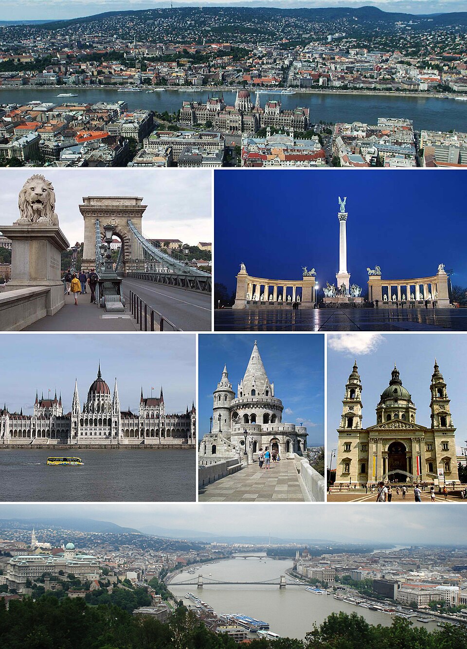 Ponto Turístico Ponte das Correntes (Széchenyi Lánchíd) em Budapeste