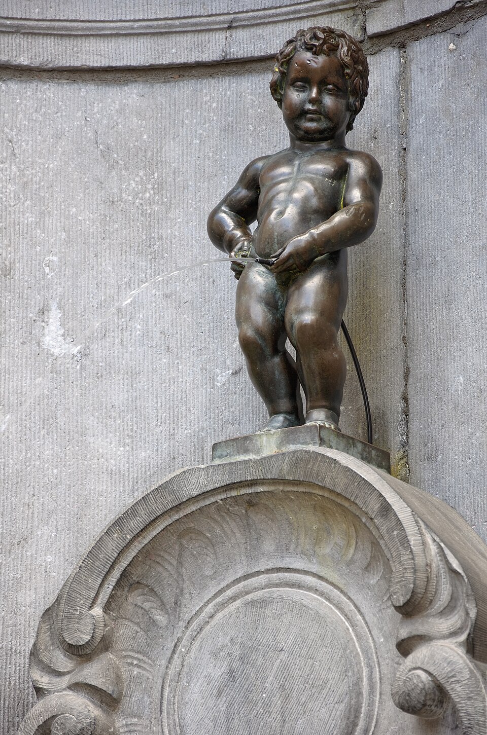 Ponto Turístico Manneken Pis em Bruxelas
