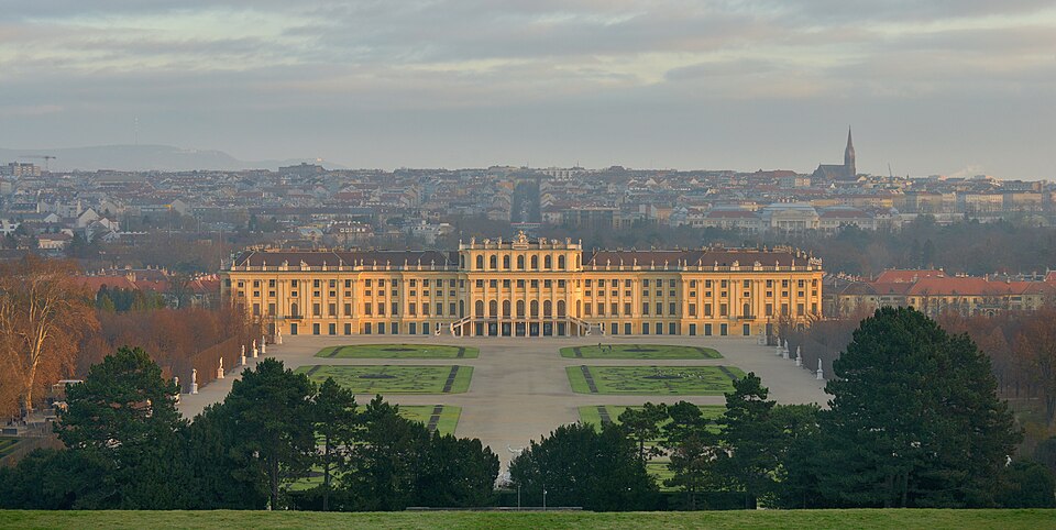 Ponto Turístico Palácio de Schönbrunn (Schloss Schönbrunn) em Viena