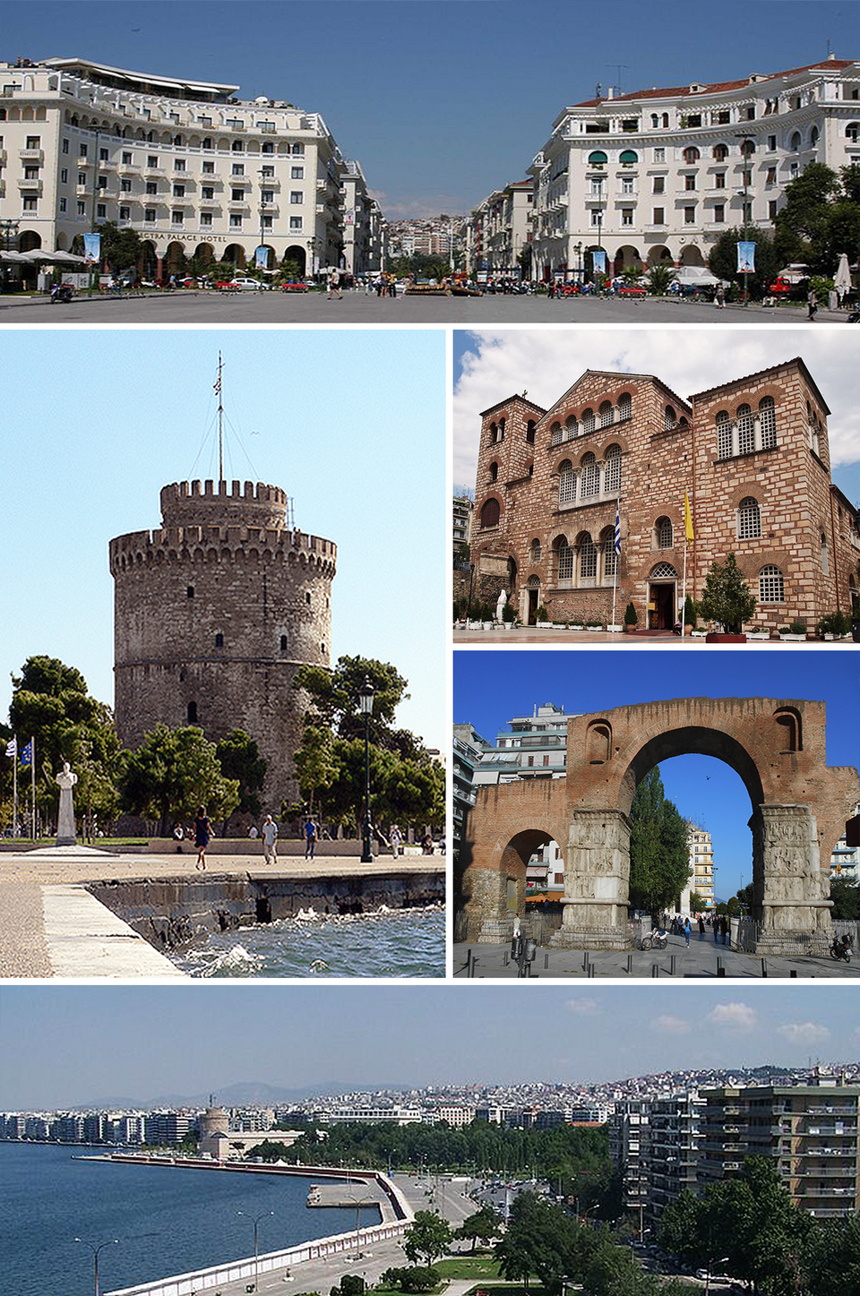 Ponto Turístico Torre Branca de Salonica (Lefkos Pyrgos) em Salonica