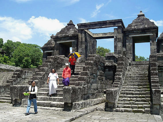 Ponto Turístico Templo de Ratu Boko em Yogyakarta