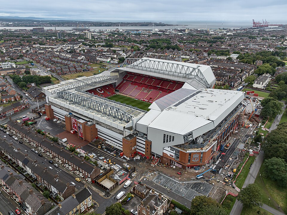 Ponto Turístico Estádio de Anfield (Liverpool FC) em Liverpool