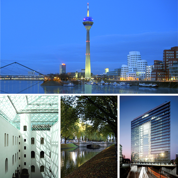Ponto Turístico Avenida Königsallee (Kö) em Düsseldorf