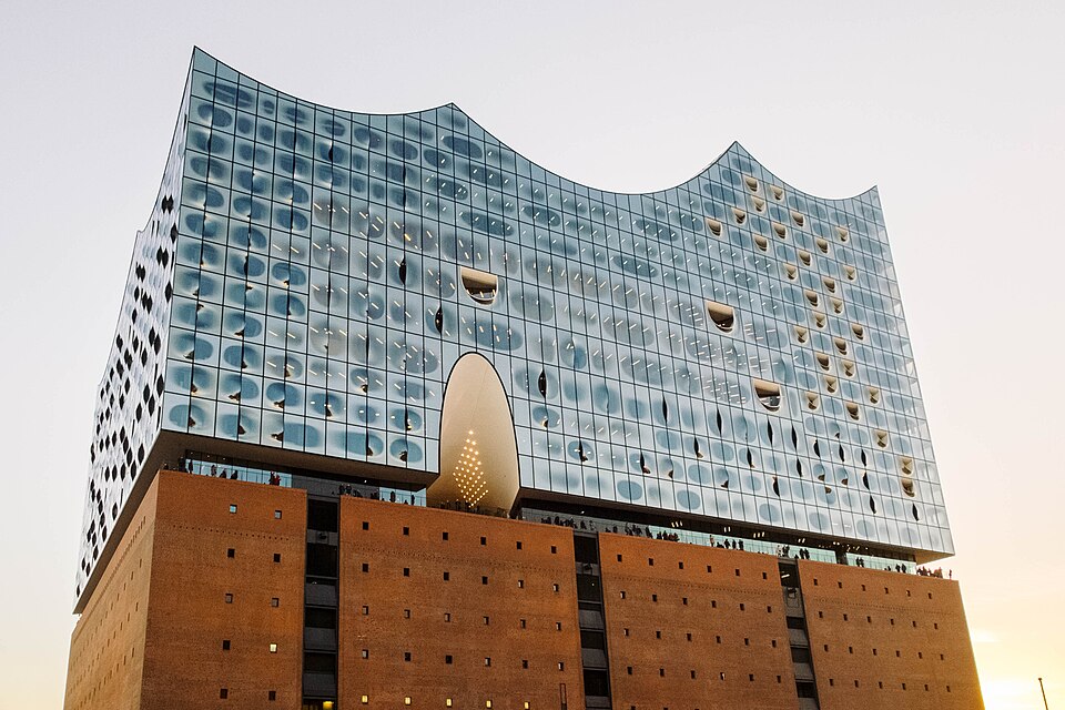 Ponto Turístico Filarmônica do Elba (Elbphilharmonie) em Hamburgo