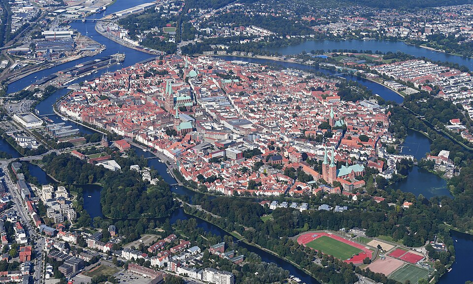 Ponto Turístico Centro Histórico de Lübeck (Altstadt) em Lübeck