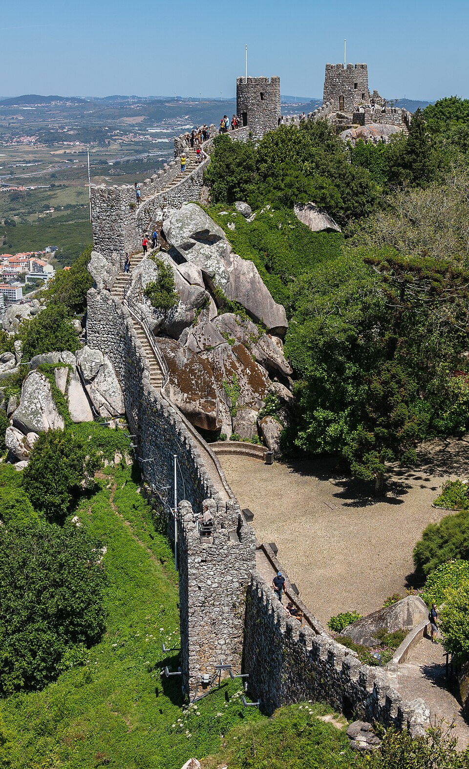 Ponto Turístico Castelo dos Mouros em Sintra