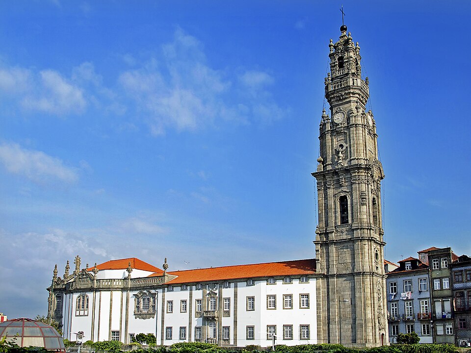 Ponto Turístico Torre dos Clérigos em Porto