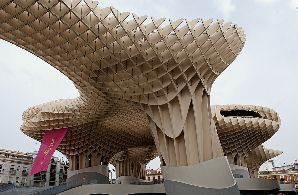 Ponto Turístico Metropol Parasol (Setas de Sevilla) em Sevilha