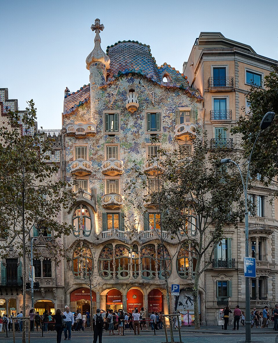 Ponto Turístico Casa Batlló em Barcelona
