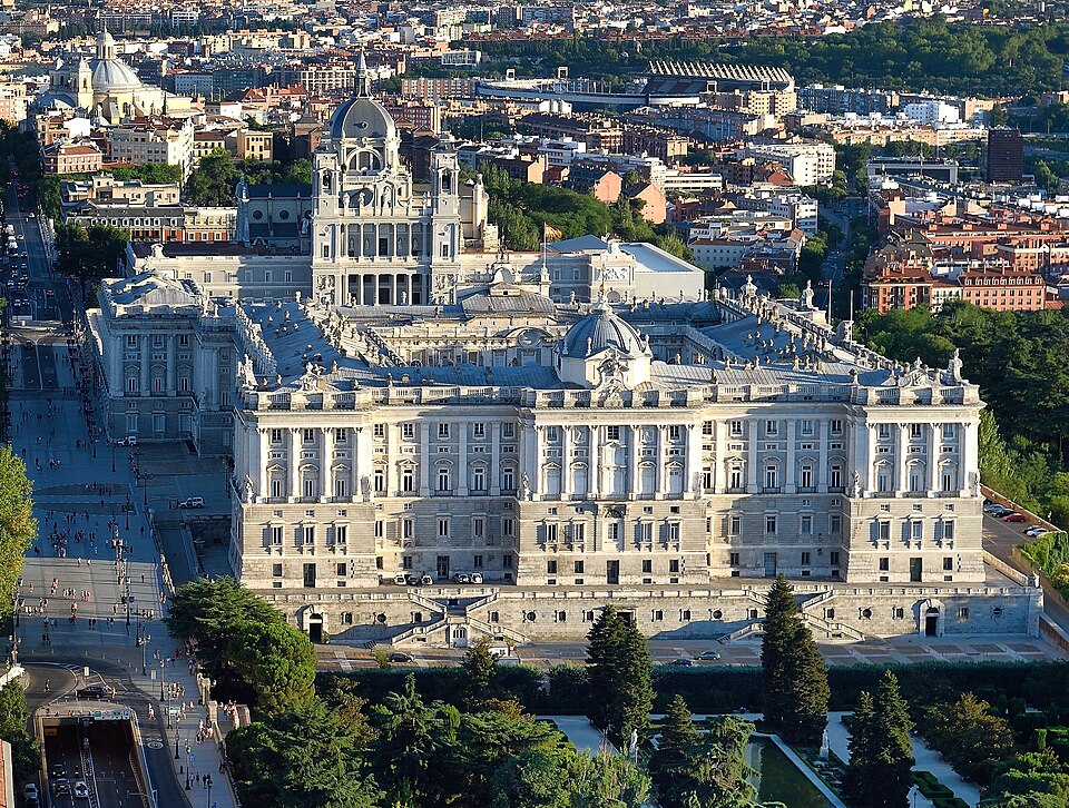 Ponto Turístico Palácio Real de Madrid em Madrid