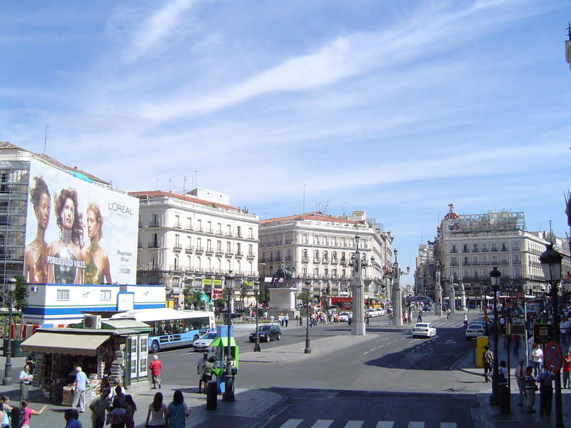 Ponto Turístico Porta do Sol (Puerta del Sol) em Madrid