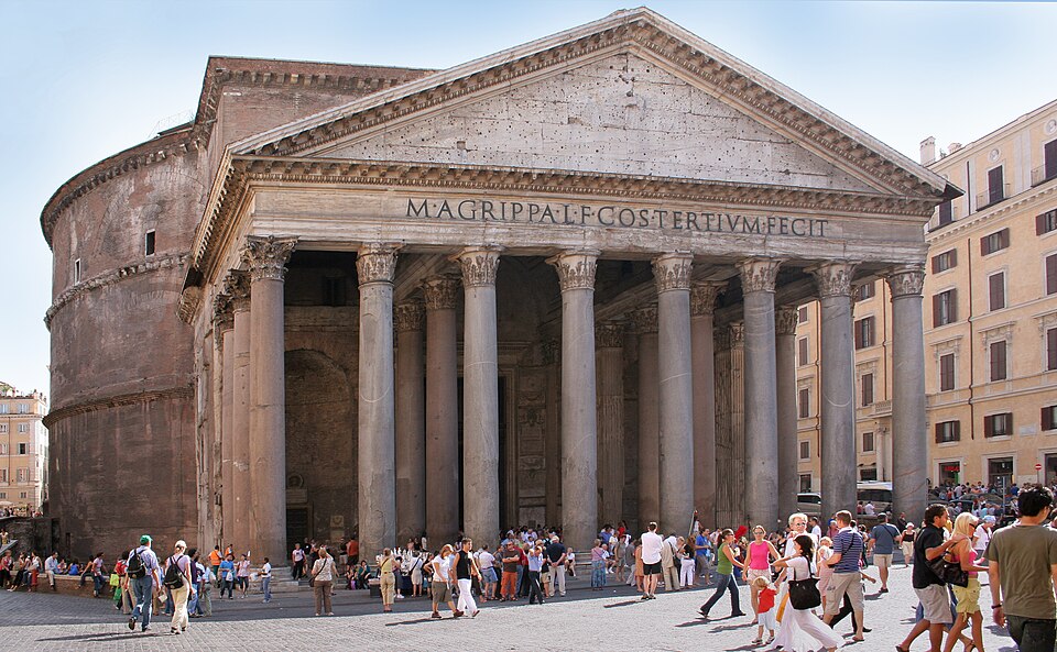 Ponto Turístico Panteão (Pantheon) em Roma