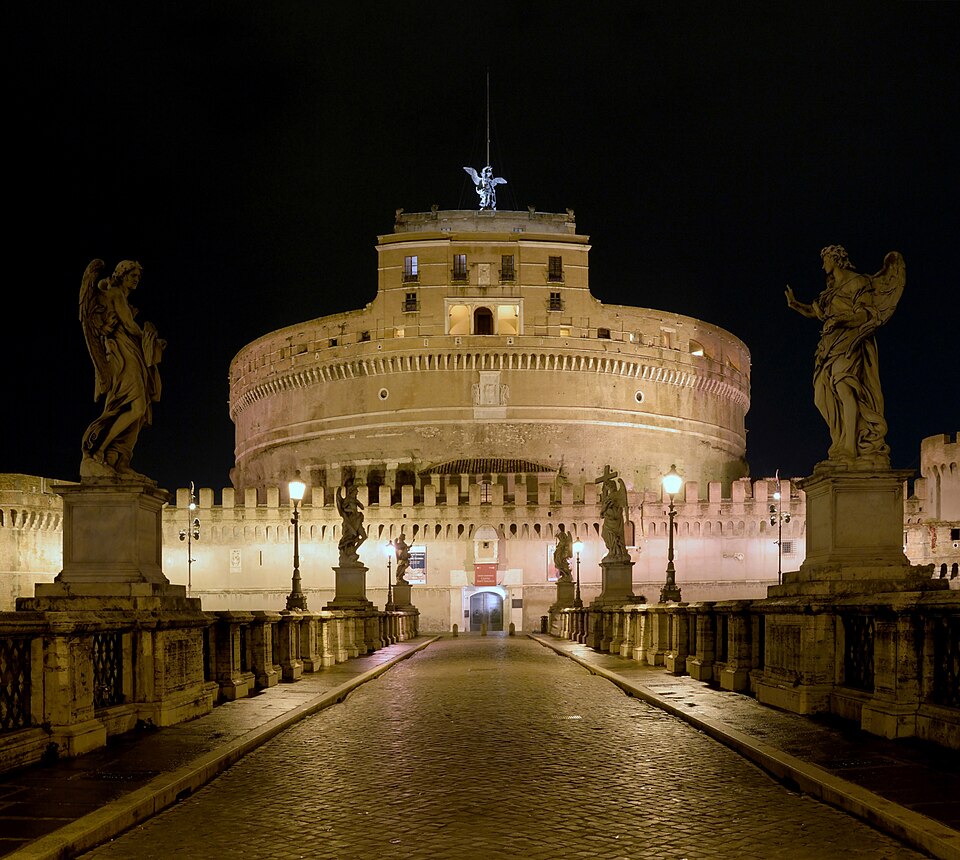 Ponto Turístico Castelo de Santo Ângelo (Castel Sant'Angelo) em Roma