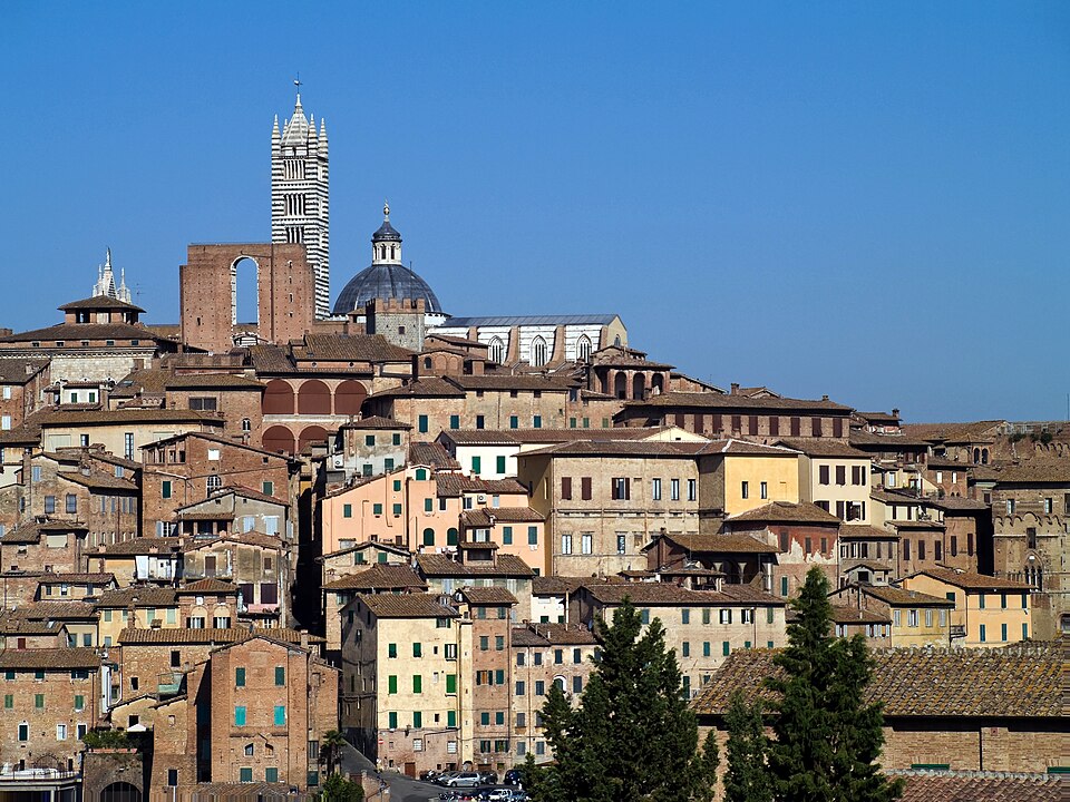 Ponto Turístico Torre do Mangia (Mirante de Cantaria) em Siena