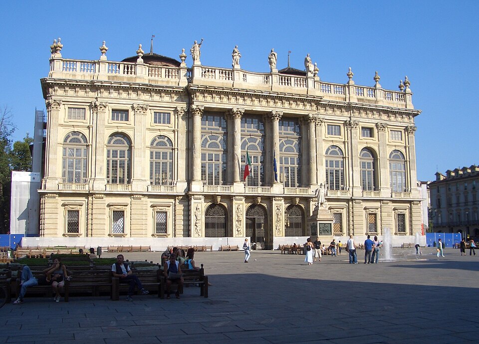 Ponto Turístico Palácio Madama (Museu de Arte Antiga) em Turim