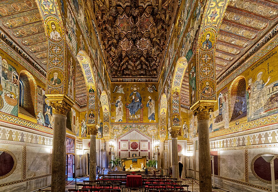 Ponto Turístico Palácio dos Normandos e Capela Palatina em Palermo