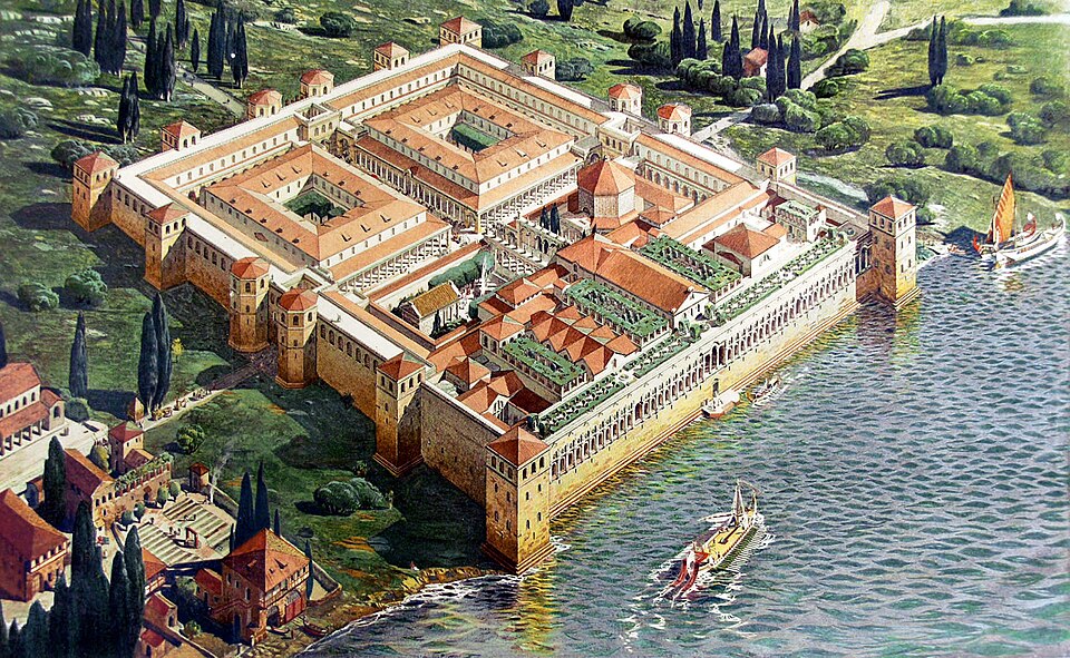 Ponto Turístico Palácio de Diocleciano (Dioklecijanova palača) em Split