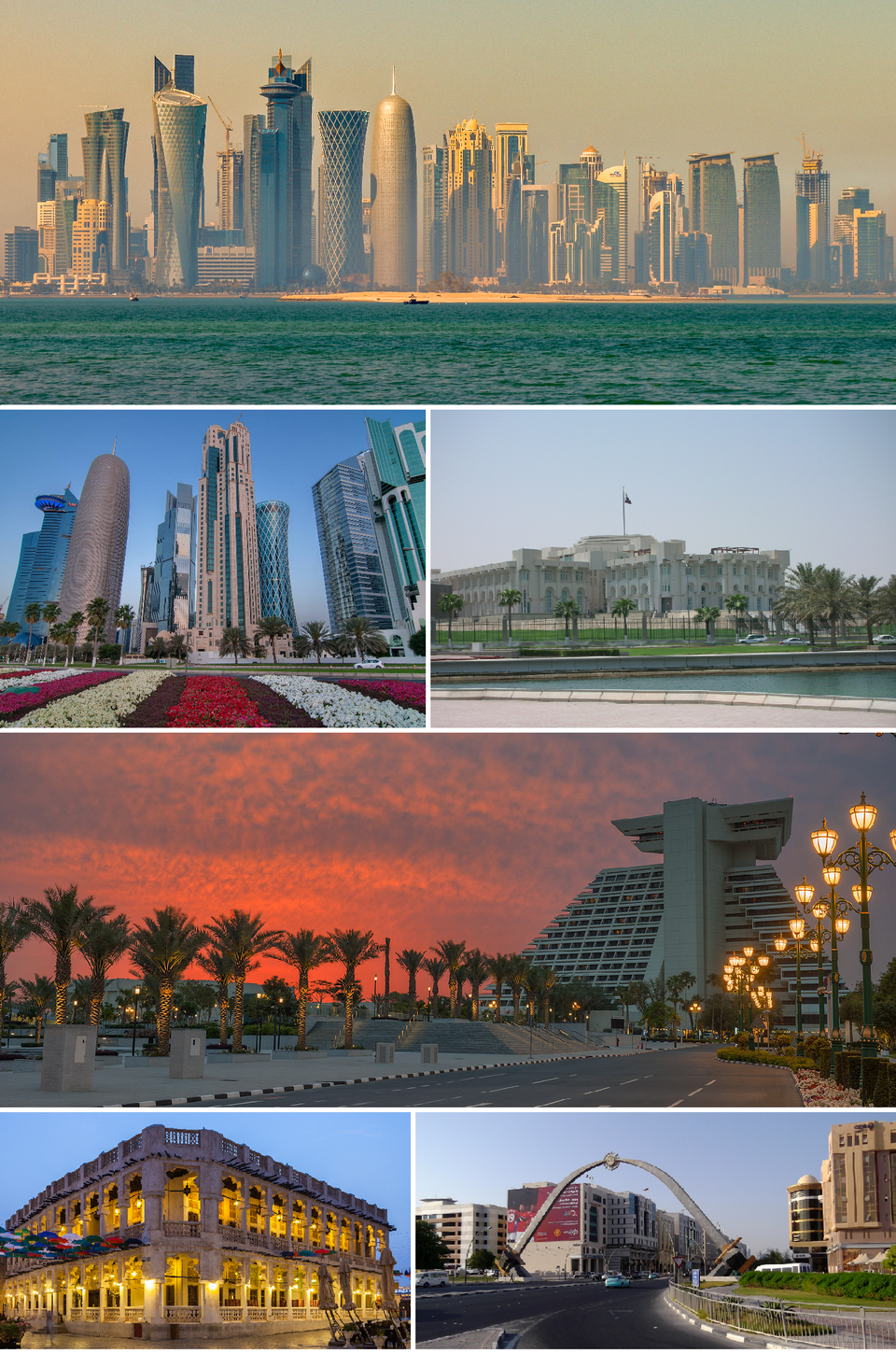 Ponto Turístico Museu Nacional do Catar (NMoQ - Jean Nouvel) em Doha