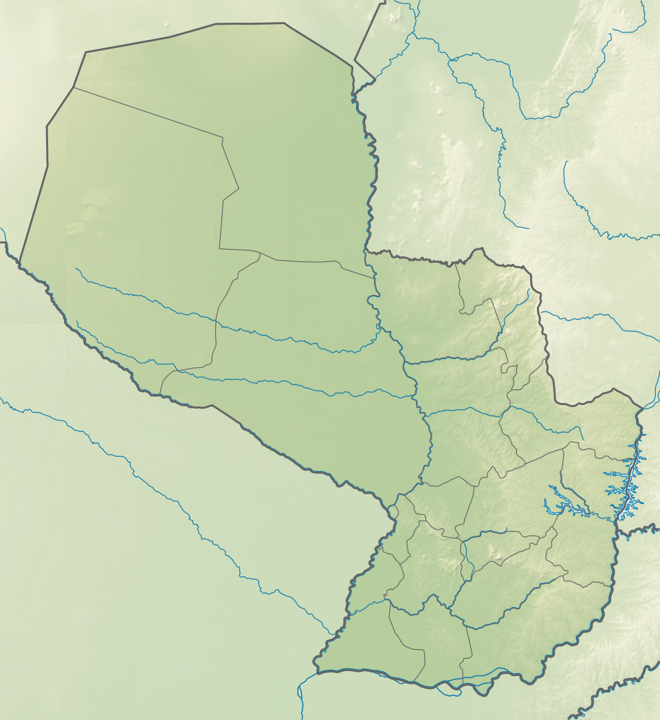 Ponto Turístico Hito das Três Fronteiras (Lado Paraguaio - Presidente Franco) em Ciudad del Este