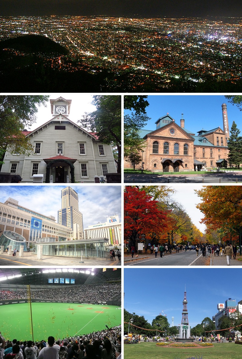 Ponto Turístico Parque Odori em Sapporo