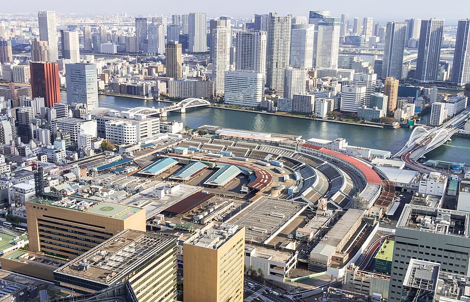 Ponto Turístico Mercado de Tsukiji (área externa) em Tóquio