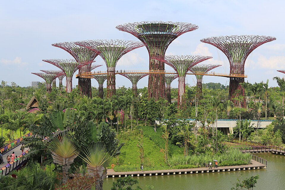 Ponto Turístico Jardins da Baía (Gardens by the Bay) em Cidade de Singapura