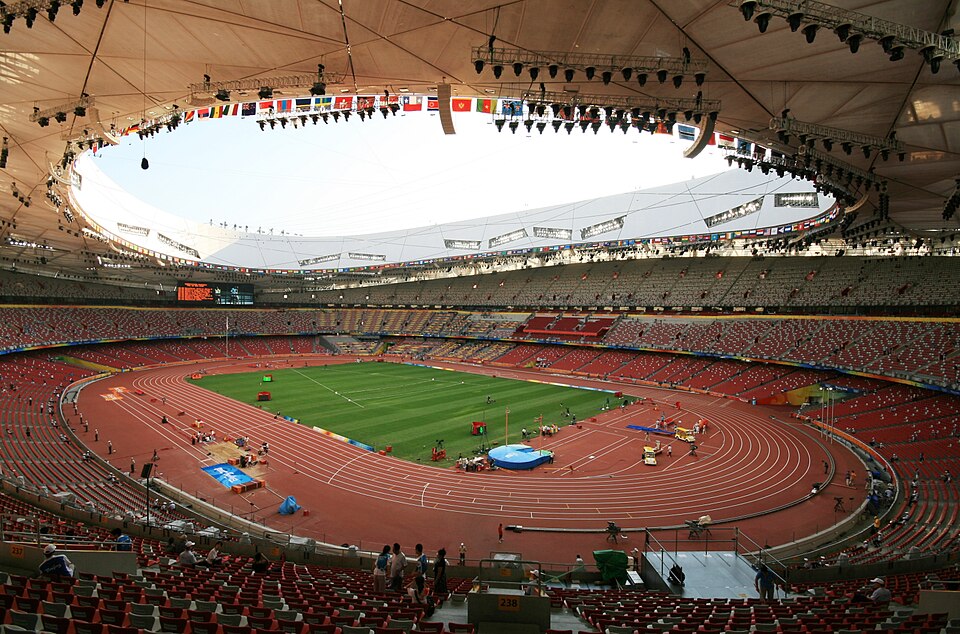 Ponto Turístico Ninho de Pássaro (Estádio Nacional) em Pequim